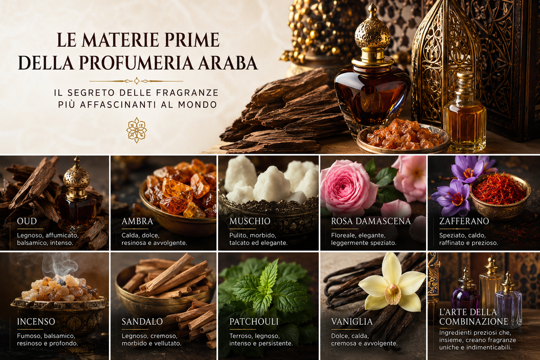 Le materie prime della profumeria araba: il segreto delle fragranze più affascinanti al mondo